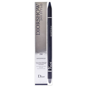 Diorshow 24H Stylo Waterproof Eyeliner - 296 Matte Blue Christian Dior 0.007 oz